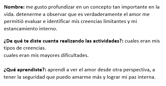 curso Construyendo amor propio