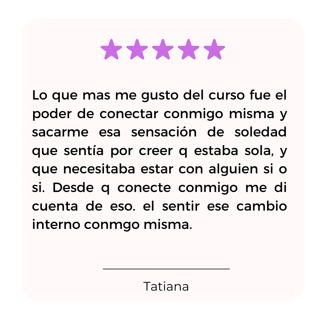 Testimonio curso amor propio