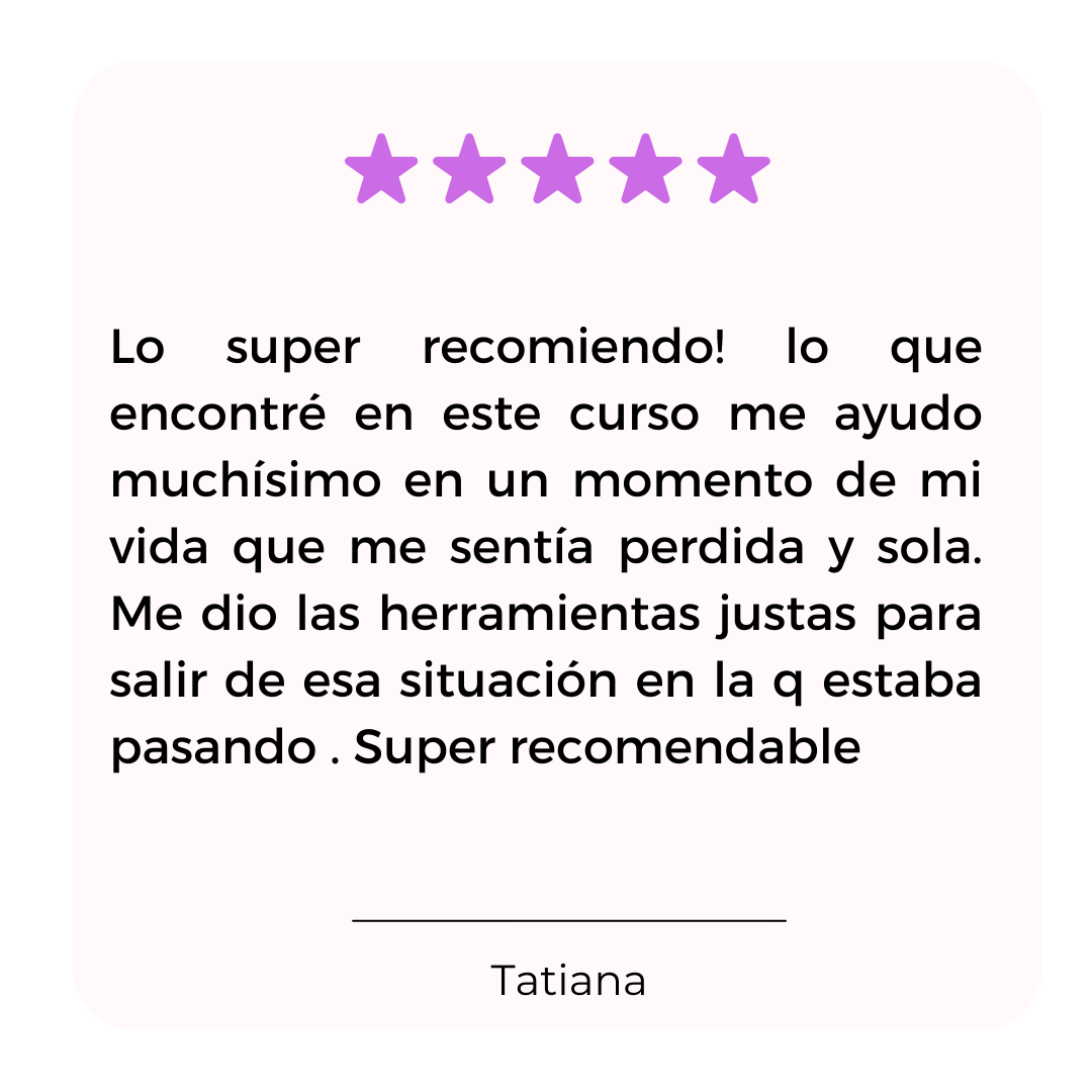 Testimonio curso amor propio